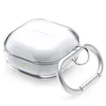 elago Clear Case Kompatibel mit Samsung Galaxy Buds FE (2023) Hülle, Kompatibel mit Samsung Galaxy Buds2 Pro/ Buds2 / Buds Pro/Live, Durchsichtig Hülle, Klebeband Inklusive (Transparent)