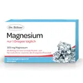 Dr. Böhm Magnesium nur 1 Dragee täglich: Hochdosierte Unterstützung der Muskeln, Nerven und des Energiestoffwechsels, bei Müdigkeit und Erschöpfung, 90 Dragees