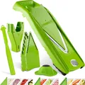 Gemüsehobel V5 Plus Set • Verstellbarer VHobel mit extra viel Zubehör + Schäl...