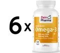 6 x Zein Pharma Omega-3 Gold - Brain Edition - 120 softgels (208,32 EUR/kg)