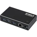 SpeaKa Professional HDMI 2.1 Slim KVM 2X1 USB3.0 +IR, Black  HDMI-Switch HDMI...