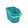 Leifheit Putzeimer Power Clean, Wischeimer, Wasserblau, Helltürkis, 10 L, 55513