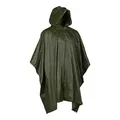 Mil-Tec Poncho Vinyl Unisex • Mehrzweck Regenponcho Herren & Damen • wasserabweisender Regenumhang • Notfallponcho inkl. Netzbeutel • Als Nässeschutz, Outdoor Regenjacke, Regencape, Regenmantel • Oliv