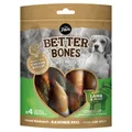 Zeus BetterBones Rolls Lamm & Minze 4er Pack für Hunde, ohne Rohhaut