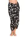 PANASIAM Sarong B005 Black Butterfly, L