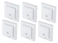 HOMEMATIC IP Smart Home 150181A0, Temp. und Luftfeucht. Sensor, 6 Stück
