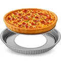 immer Backform Edelstahl Kuchenform Springform, unbeschichtet PFAS-frei aus 18/8-Edelstahl Spülmaschinenfest (Quiche-Tart)