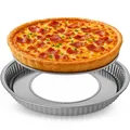 Edelstahl Backform für Quiche, Tarte und Tortenboden 28cm. Hebeboden, PFAS-frei
