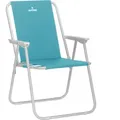 Outtec Campingsessel, Hellblau, Textil, Metall, 1-Sitzer, 46x73x48 cm, Gartenmöbel, Gartenstühle, Gartenstühle
