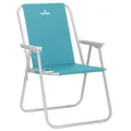 Outtec Strandstuhl Campingstuhl Klappbar Leicht, Gartenstuhl, Sonnenliege, Relaxsessel für Garten, Strand und Camping, Faltbar, Oxford 600D, Stahl, Komfortabel, Maximal 100 kg