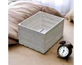 Teramico Holzkiste Obstkisten weiss 50 x 40 x 30cm 3er SET, Vintage Obstkiste