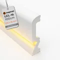 Sockelleiste Weiß LED 10cm Hoch LCL-16 Fußleiste Modern Wasserfest 1 Meter lang