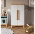 VitaliSpa® Kleiderschrank Malia, Weiß/Artisan, 70 x 120 cm (1-St)