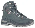 Lowa Wanderschuhe Renegade Evo Mid GTX (All-Terrain, Nubukleder, wasserdicht) stahlblau/altrosa Damen, Größe Euro (US): 39,5 (8)