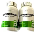 (204,46€/kg)BioTech USA Ashwagandha 2x60 Tabletten je Dose (2x56gGesamt)