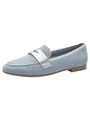MARCO TOZZI Damen Slipper mit Blockabsatz Vegan, Blau (Polar Comb), 37 EU