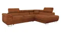 Mirjan24 Ecksofa Torezio mit Bettkasten, Einstellbare Kopfstützen, Sofa mit Schlaffunktion, Eckcouch für Wohnzimmer, Polsterecke, L-Form Couch mit Bettfunktion (Flow 09, Seite: Rechts)