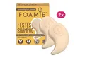FOAMIE Festes Haarshampoo Foamie Festes Shampoo Reisegröße - Arganöl, trockenes Haar 2x20 g, Vegan, Tierversuchsfrei, ohne Silikone, Parabene, Sulfate