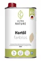 ULTRA NATURE Hartöl 0,5L Farblos Vegan Bio Lösemittelfrei Hartwachsöl Möbelöl