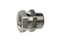 RIEGLER Schlauchverschraubung Riegler Schottverschraubung, G 1/2 a., G 3/8 i., Messing vernickelt