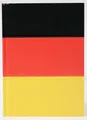 ADINA Notizbuch A4 fester Deckel Lineatur gepunktet (dotted) Deutschlandfahne