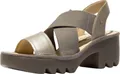 FLY London Sandalen Sandalen Leder/Textil