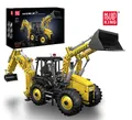 Mould King 17036 Traktor mit Baggerarm Konstruktions-Spielset, (2239 St)