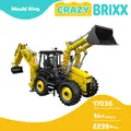 Mould King 17036 Baggerlader Bulldozer Traktor Bagger Technik Klemmbausteine RC