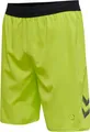 hummel Sporthose Short hmlLEAD Training kurz (ultra-dehnbares Gewebe, mittlere Länge) limegrün Herren, Größe: L