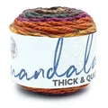 (1 Knäuel) Lion Brand Yarn Mandala Thick & Quick Bulky Yarn Taschenuhr