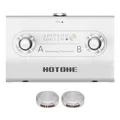 HOTONE Dual Footswitch Pedal Momentary 2-Way Pedal Fußschalter Regler Switcher 6,35mm (Ampero Switch+)