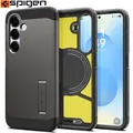 Handyhülle für Galaxy S25 Spigen Case Cover Schutz Hülle Tasche Etui Grau