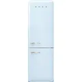 Smeg Kühl-Gefrier-Kombination 50'S Style, Pastellblau, Metall, 2 Schublade(n),3 Schublade(n) Schubladen, C, 60x196.8x72.8 cm, Made in Italy, Abtauautomatik, LED-Innenbeleuchtung, elektronische Temperaturregelung, No-Frost, Warneinrichtung bei Temperaturanstieg, Kälteakku, Urlaubsschaltung, Küchengeräte, Küchenelektrogeräte, Kühl- & Gefrierschränke, Kühlschränke, Standkühlschränke