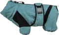 TRIXIE Bade- und Hausoverall - für Hunde Hundemantel aus Frottee - XL (70 cm) Petrol, wärmender Hundepullover für drinnen & draußen - 23856