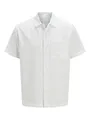 Jack & Jones Kurzarmhemd Kubisches Muster, Kurzarm, Button-down, Brusttasche JPRCCEASTON SEERSUCKER S/S SHIRT LN