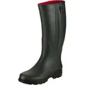 Parforce Essential Gummistiefel mit Reißverschluss und Neoprenfutter Gummistiefel Herausnehmbare Innensohle, Stoßdämpfend, Wärmeisolation grün 44