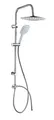 TrendLine Duschsystem Quattro White chrom