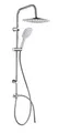 TrendLine Duschsystem Kopfbrause Handbrause Quattro White chrom