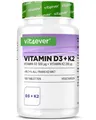 Vitamin D3 20.000 I.E. + Vitamin K2 200mcg 100 Tabletten MK-7 Menachinon-7 IE IU