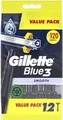 Gillette Einegrasierer Blue 3 Smooth 12 Stück (7702018541775)