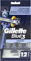 Gillette Blue 3 Smooth Einwegrasierer Männer 12er Pack Nassrasur Bart