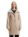 Tom Tailor Damen Wollmantel mit Stehkragen