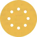 Bosch EXPERT C470 Schleifpapier für Exzenterschleifer, 125 mm, 8 Loch, G 400,VE5