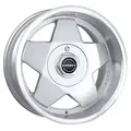 Borbet A Silver Polished 7x15 ET 35 4/108 Alufelge Silber