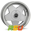 Borbet A silver rim polished 7x15" ET35 LK4 108 ML 63.4 Alufelgen 15 Zoll