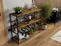 Lenmar Weinregal Weinregal aus Metall, Flaschenregal, Regale, Flaschenhalter LOFT 2-7