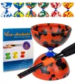 Jester Diabolo Jonglierset – Fester Achse ProfiDiabolo mit SuperglassHandstäb...