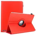 Cadorabo Hülle für Kindle FIRE HD 8 2017 / 2018 (7. und 8. Gen.) Schutzhülle in Rot 360 Grad Tablet Hülle Etui Cover