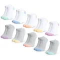 OCCULTO Sneakersocken Mädchen & Jungen Sneaker Socken 10er Pack (Modell: Piccolo) (10-Paar) weiß 31-34
