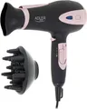 Adler AD 2248b ION Haartrockner - 2200 W + Diffusor, schwarz/rosa (AD 2248b)